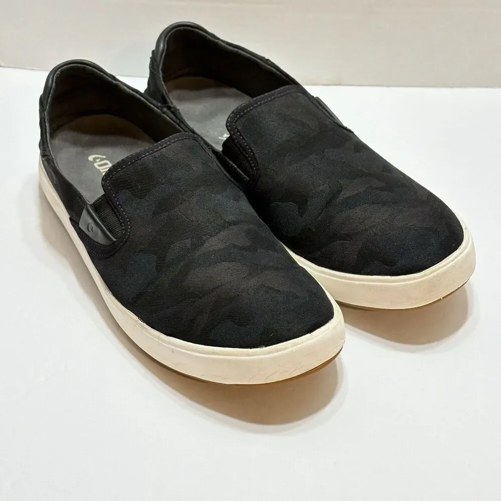 OluKai Lae‘ahi Pa‘i Men’s US 11 Pacific Camo Slip-On Casual Comfort Shoe
